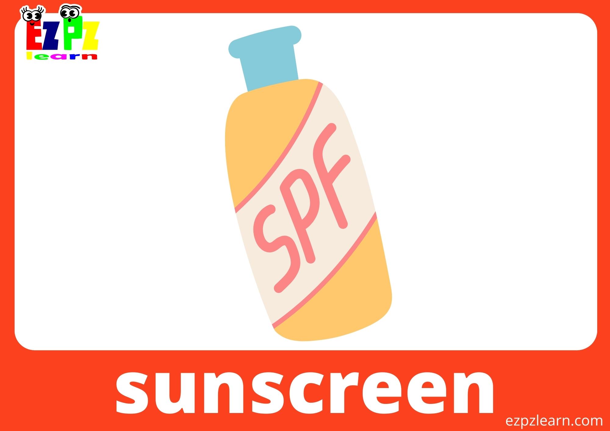 sunscreen